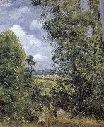 Camille Pissarro forest oil painting reproduction